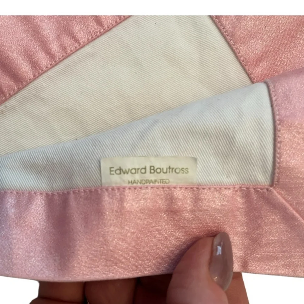 Edward Boutross Handpainted Easter Cloth Napkins  (Set of 4)